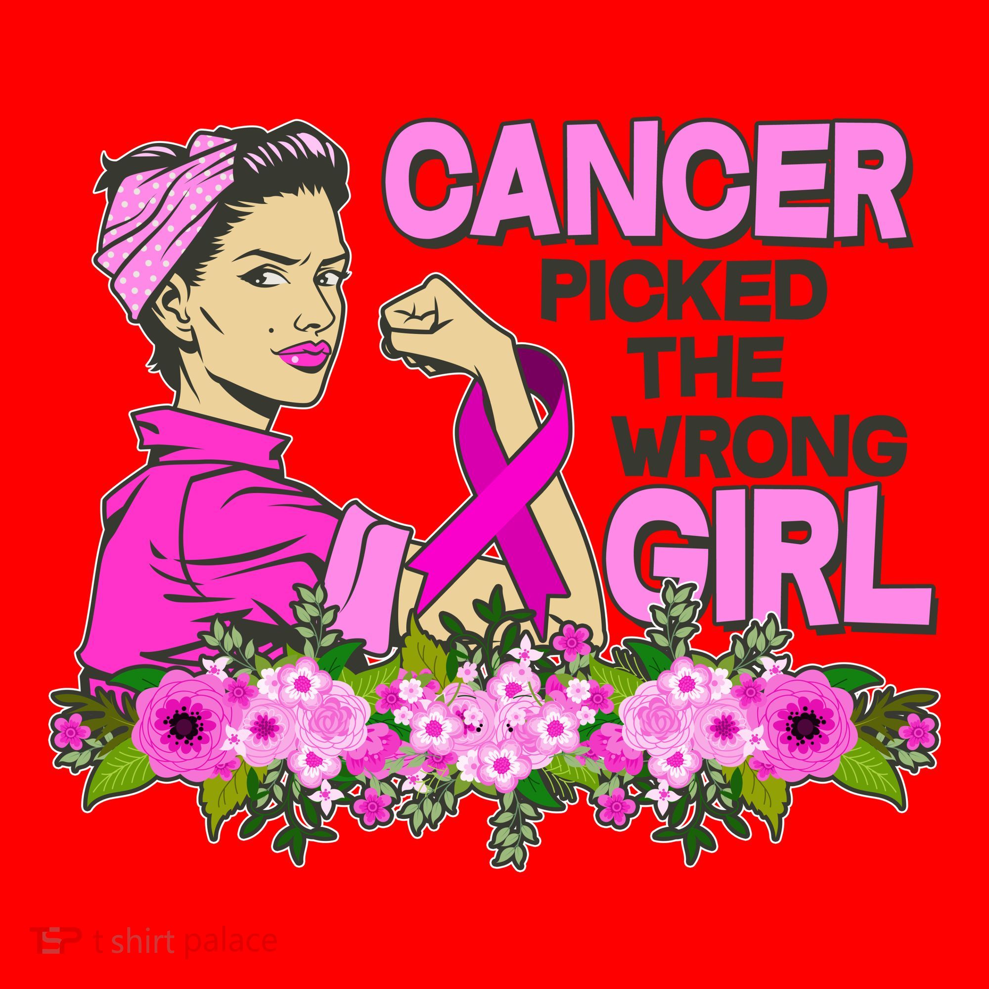 Breast Cancer Awareness Cancer Picked The Wrong Girl Warrior Santa Hat