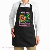 Breast Cancer Awareness Hummingbird Sunflower Apron thumb 2