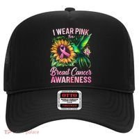 Breast Cancer Awareness Hummingbird Sunflower Hat thumb 0