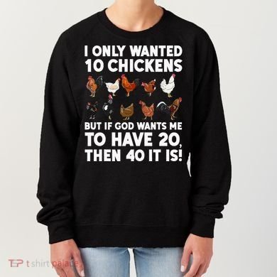 Best Chicken Art Poultry Themed Chicken Farmer Women's Sweatshirt