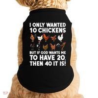 Best Chicken Art Poultry Themed Chicken Farmer Doggie Tank thumb 0