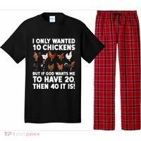 Best Chicken Art Poultry Themed Chicken Farmer Pajama Set thumb 0