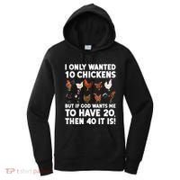 Best Chicken Art Poultry Themed Chicken Farmer Women's Hoodie thumb 0