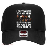 Best Chicken Art Poultry Themed Chicken Farmer Hat thumb 0