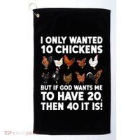 Best Chicken Art Poultry Themed Chicken Farmer Golf Towel thumb 0