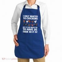 Best Chicken Art Poultry Themed Chicken Farmer Apron thumb 2