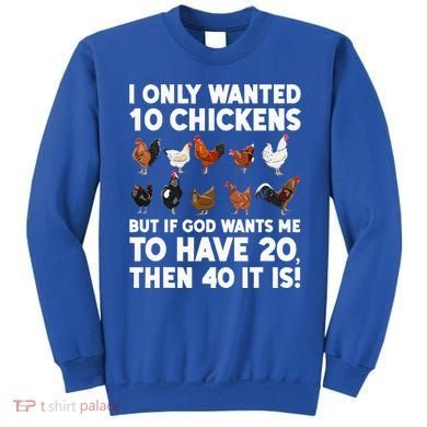Best Chicken Art Poultry Themed Chicken Farmer Sweatshirt
