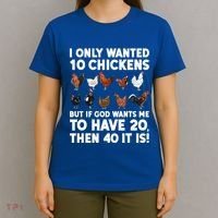 Best Chicken Art Poultry Themed Chicken Farmer T-Shirt thumb 4