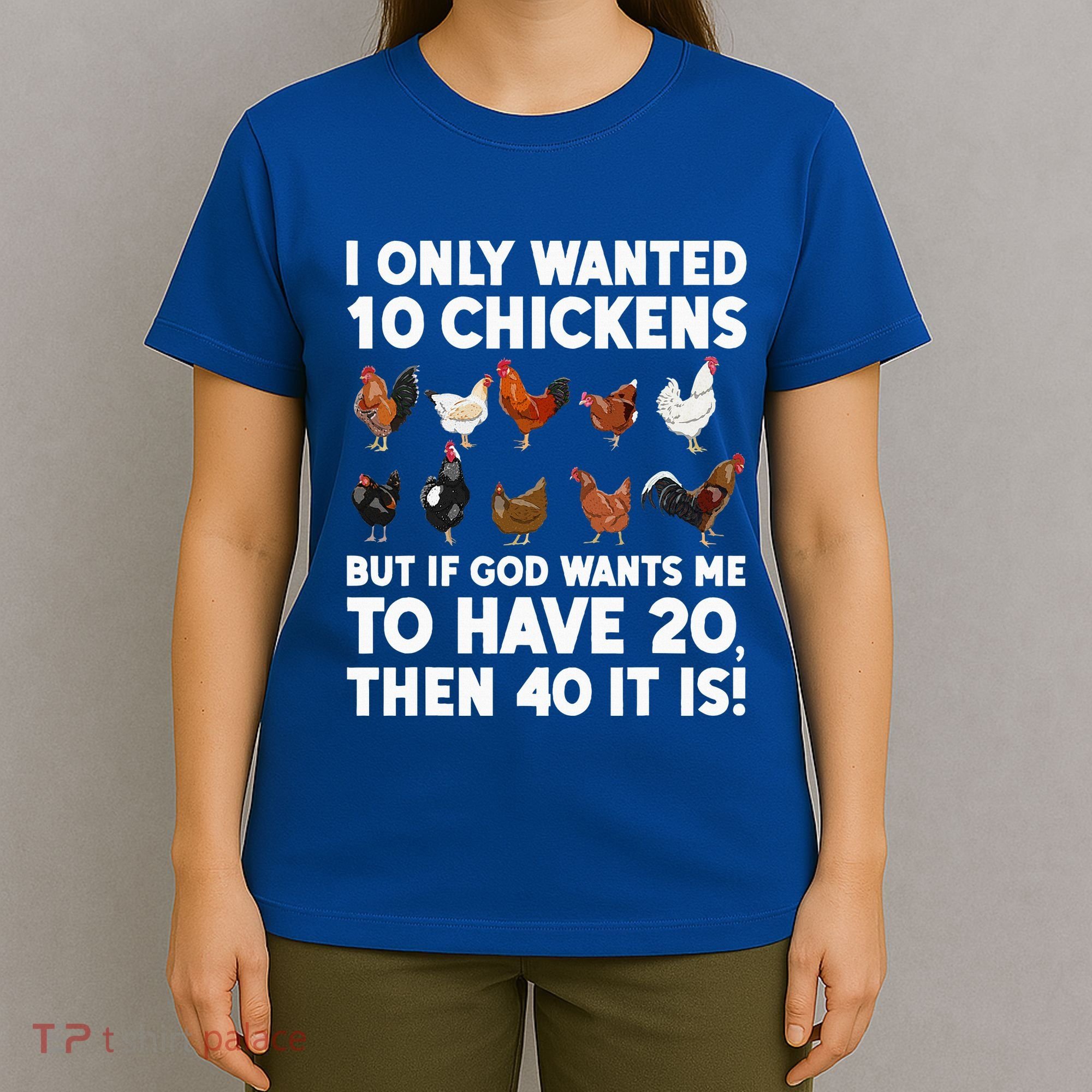 Best Chicken Art Poultry Themed Chicken Farmer T-Shirt
