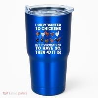 Best Chicken Art Poultry Themed Chicken Farmer Tumbler thumb 0