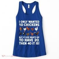 Best Chicken Art Poultry Themed Chicken Farmer Women's Tank Top thumb 0