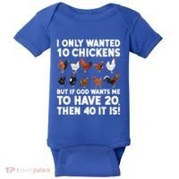 Best Chicken Art Poultry Themed Chicken Farmer Baby Bodysuit thumb 0