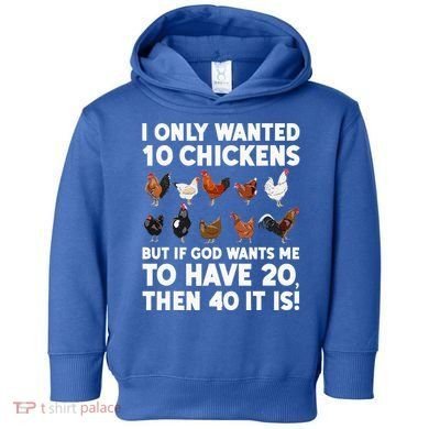 Best Chicken Art Poultry Themed Chicken Farmer Toddler Hoodie