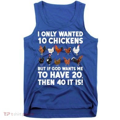 Best Chicken Art Poultry Themed Chicken Farmer Tank Top