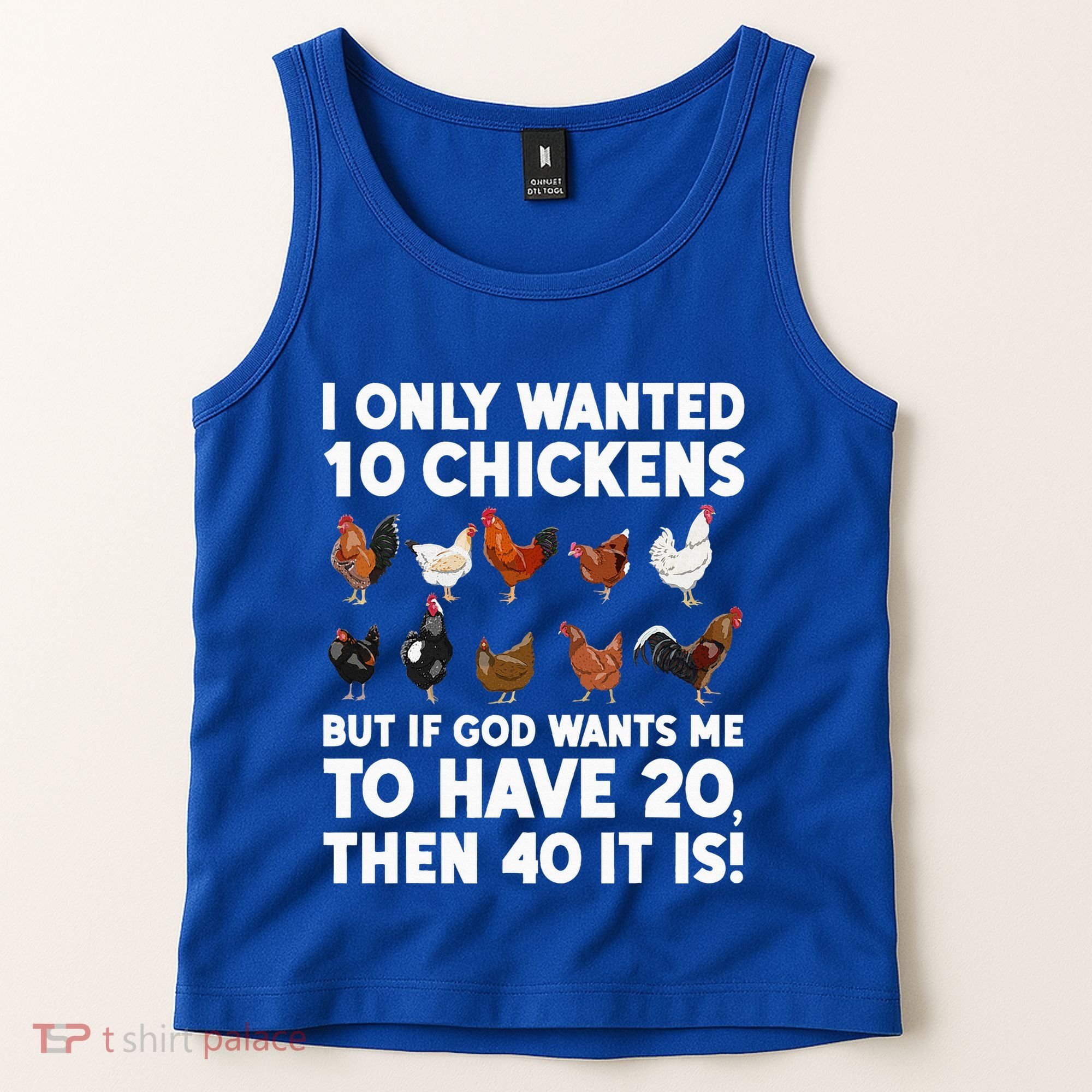 Best Chicken Art Poultry Themed Chicken Farmer Tank Top