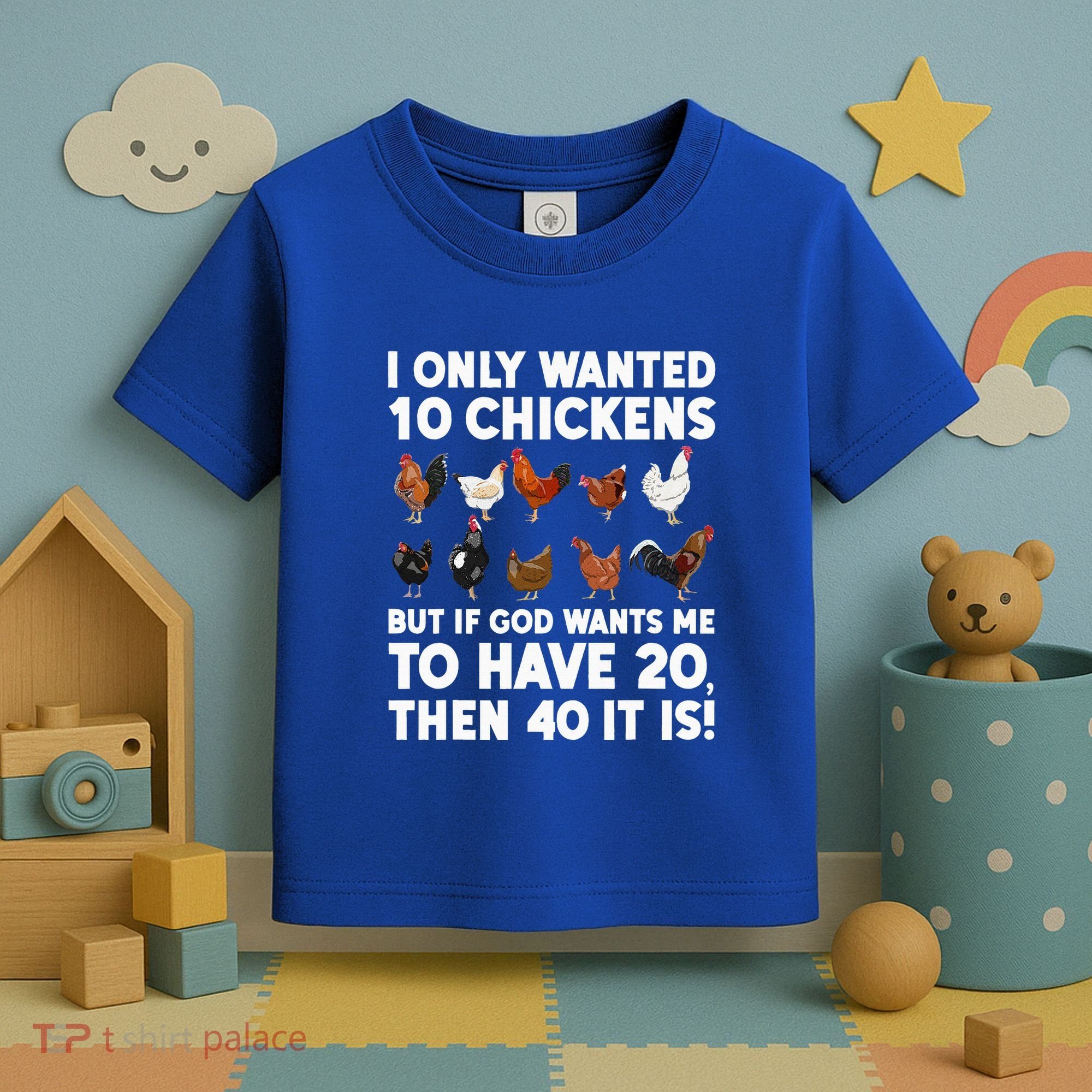 Best Chicken Art Poultry Themed Chicken Farmer Toddler T-Shirt
