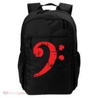 Bass Clef Antique Red Bass Players Backpack thumb 0