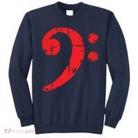 Bass Clef Antique Red Bass Players Sweatshirt thumb 0