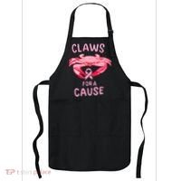 Breast Cancer Awareness Claws For A Cause Crab Apron thumb 0