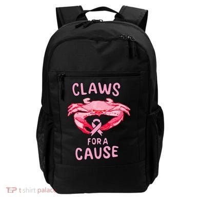 Breast Cancer Awareness Claws For A Cause Crab Backpack