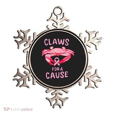 Breast Cancer Awareness Claws For A Cause Crab Ornament