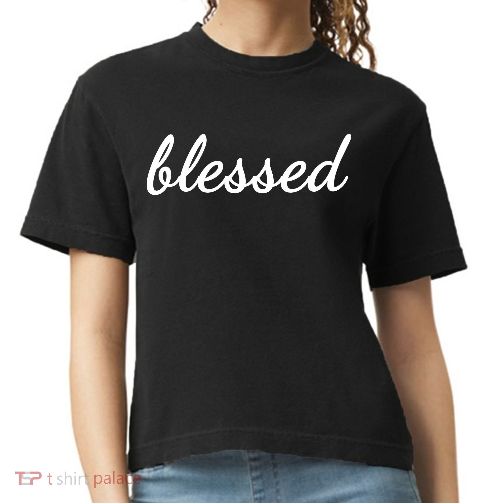 Blessed Christian Comfort Colors Boxy T-Shirt