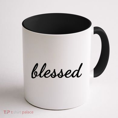 Blessed Christian Coffee Mug back