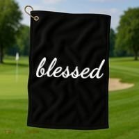 Blessed Christian Golf Towel thumb 1