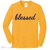 Blessed Christian Kids Long Sleeve Shirt thumb 0