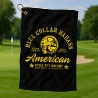 Blue Collar Badass Golf Towel thumb 1