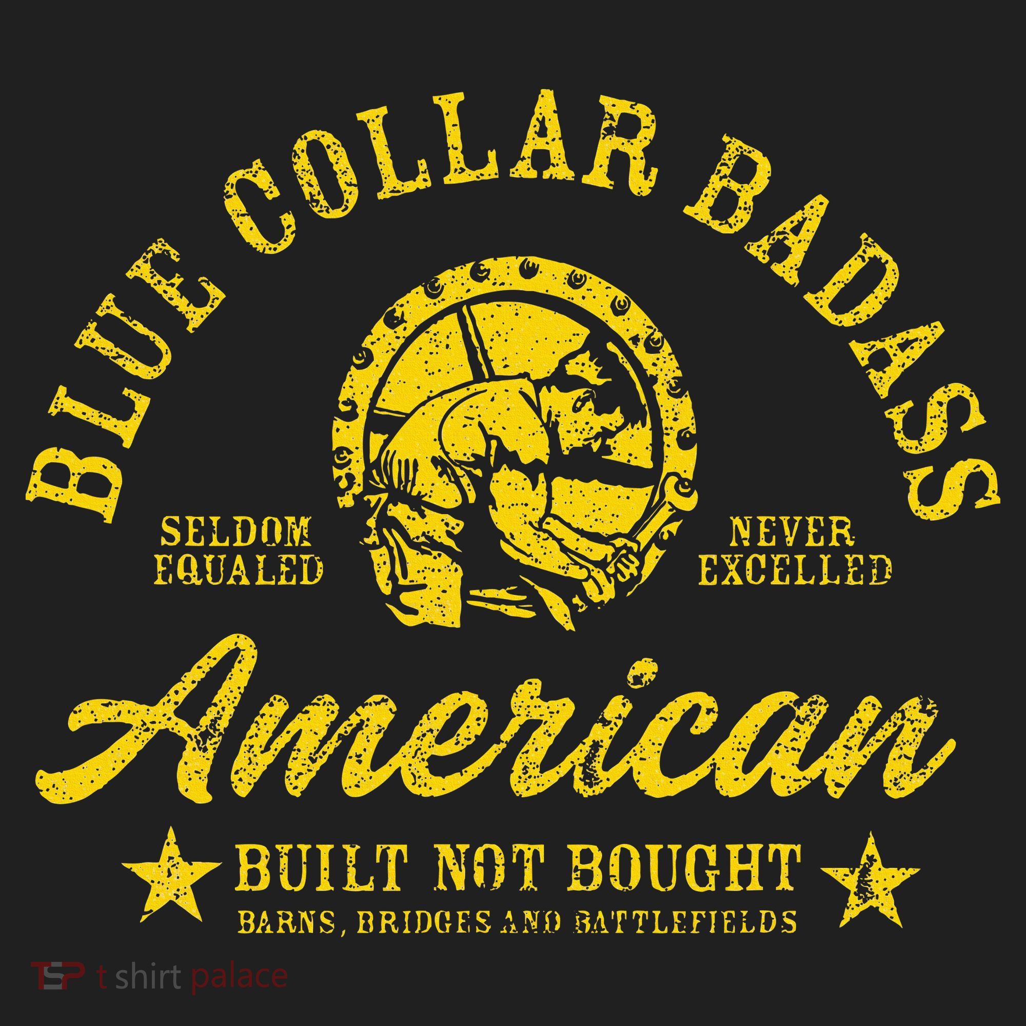 Blue Collar Badass Golf Towel