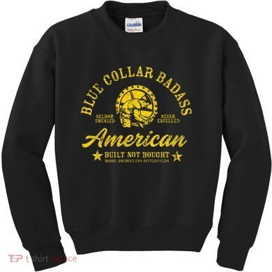 Blue Collar Badass Kids Sweatshirt