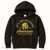 Blue Collar Badass Kids Hoodie thumb 0