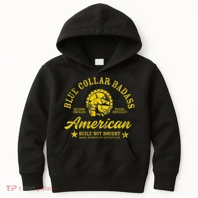 Blue Collar Badass Kids Hoodie