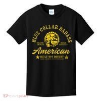 Blue Collar Badass Kids T-Shirt thumb 0