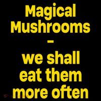 By Cole Bennett Magic Mushroom We Shall Eat Them More Often Women's Hoodie thumb 2
