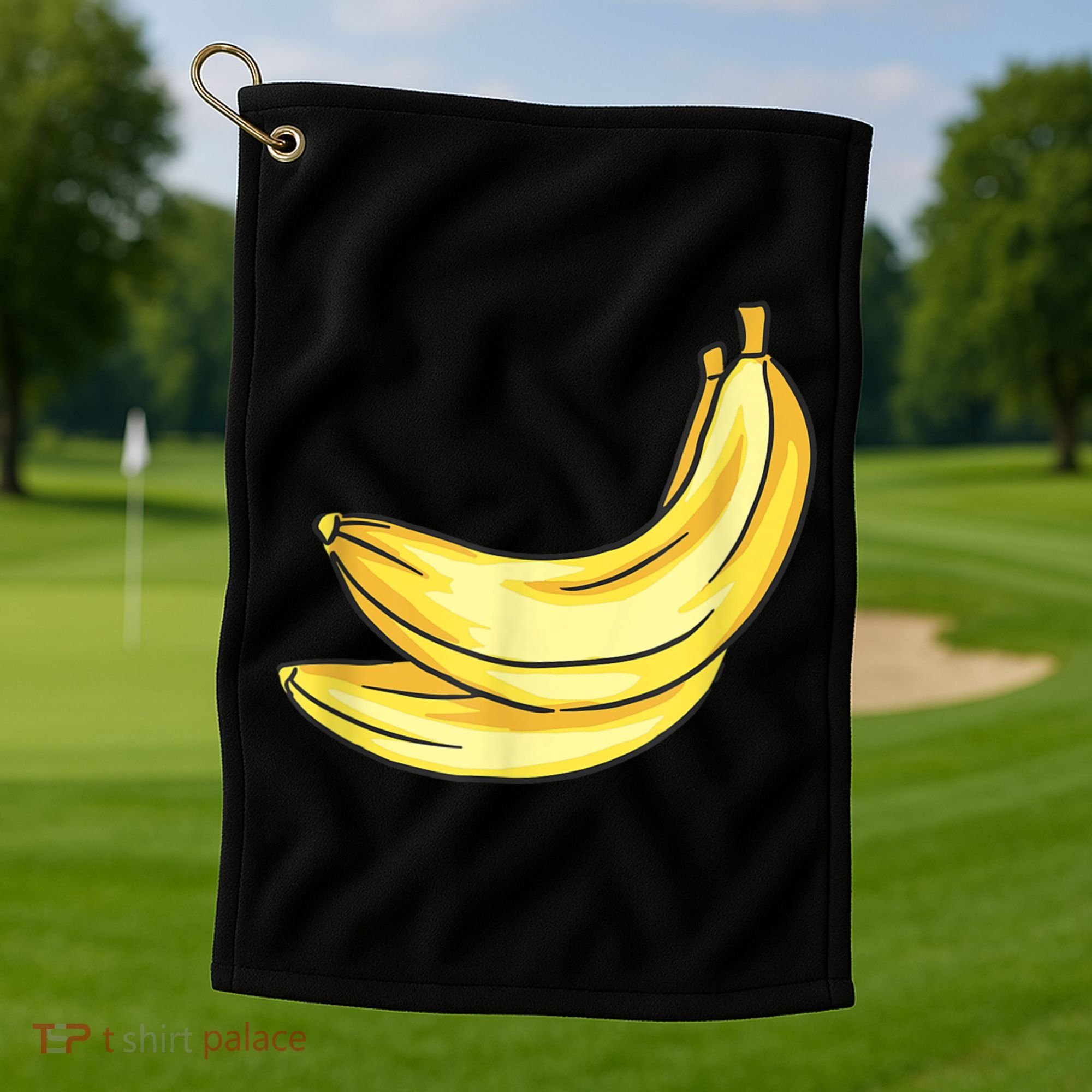 Banana Costume Golf Towel