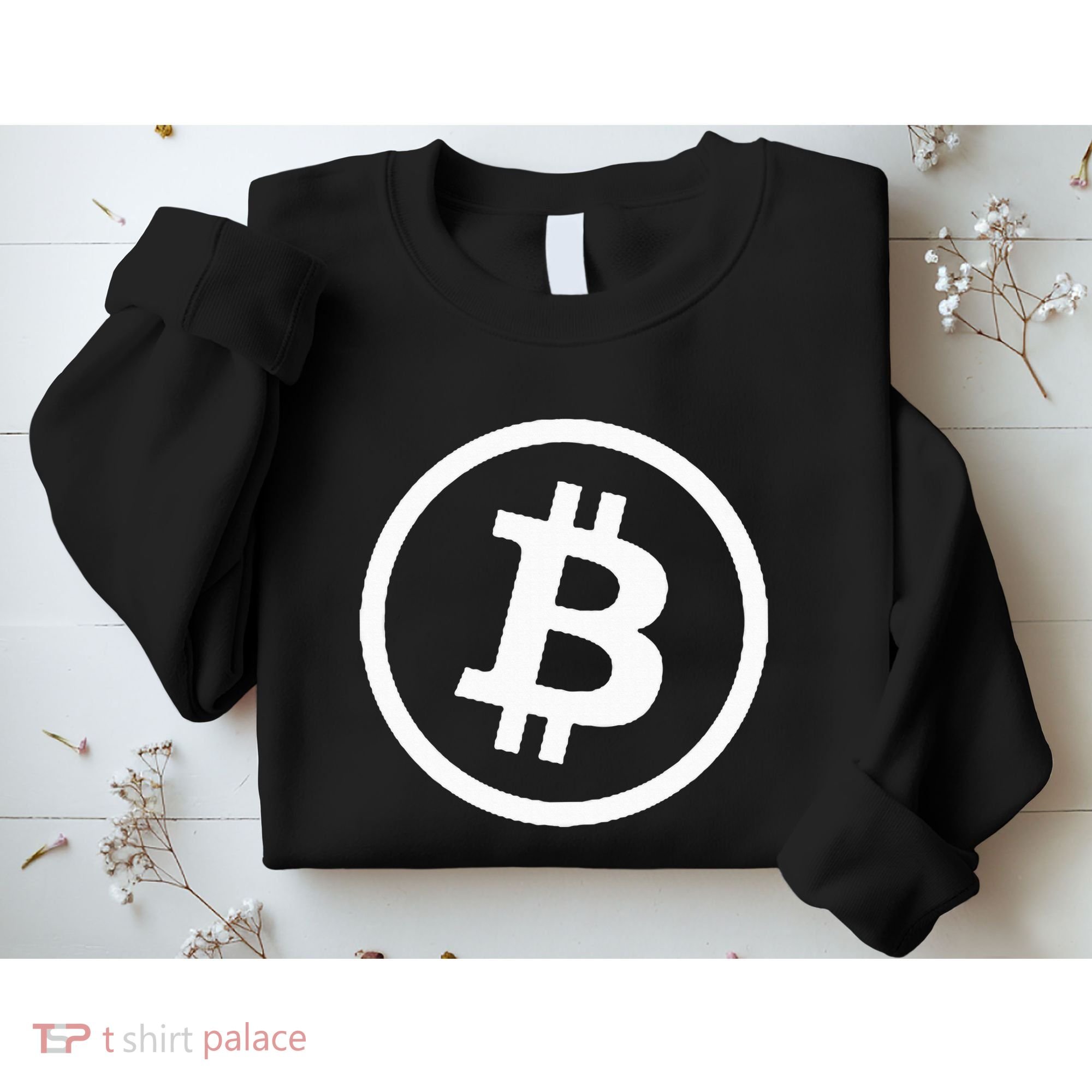 Bitcoin Cryptocurrency Btc Neck Position Bitcoin Sweatshirt