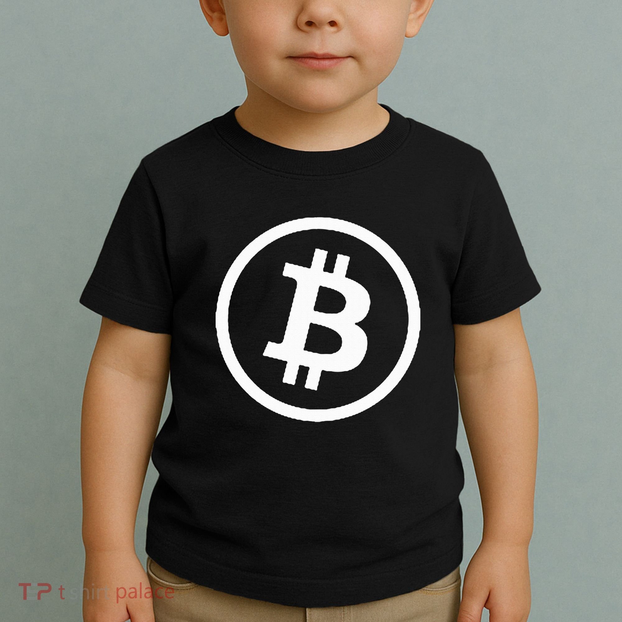 Bitcoin Cryptocurrency Btc Neck Position Bitcoin Toddler T-Shirt