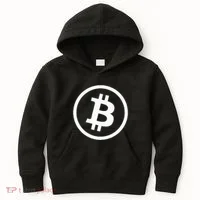 Bitcoin Cryptocurrency Btc Neck Position Bitcoin Kids Hoodie thumb 0
