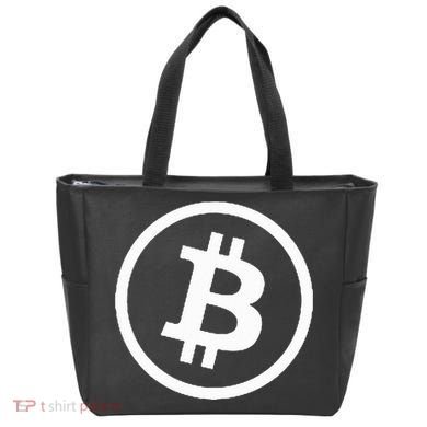 Bitcoin Cryptocurrency Btc Neck Position Bitcoin Tote Bag