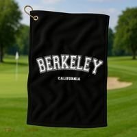 Berkeley California Golf Towel thumb 1