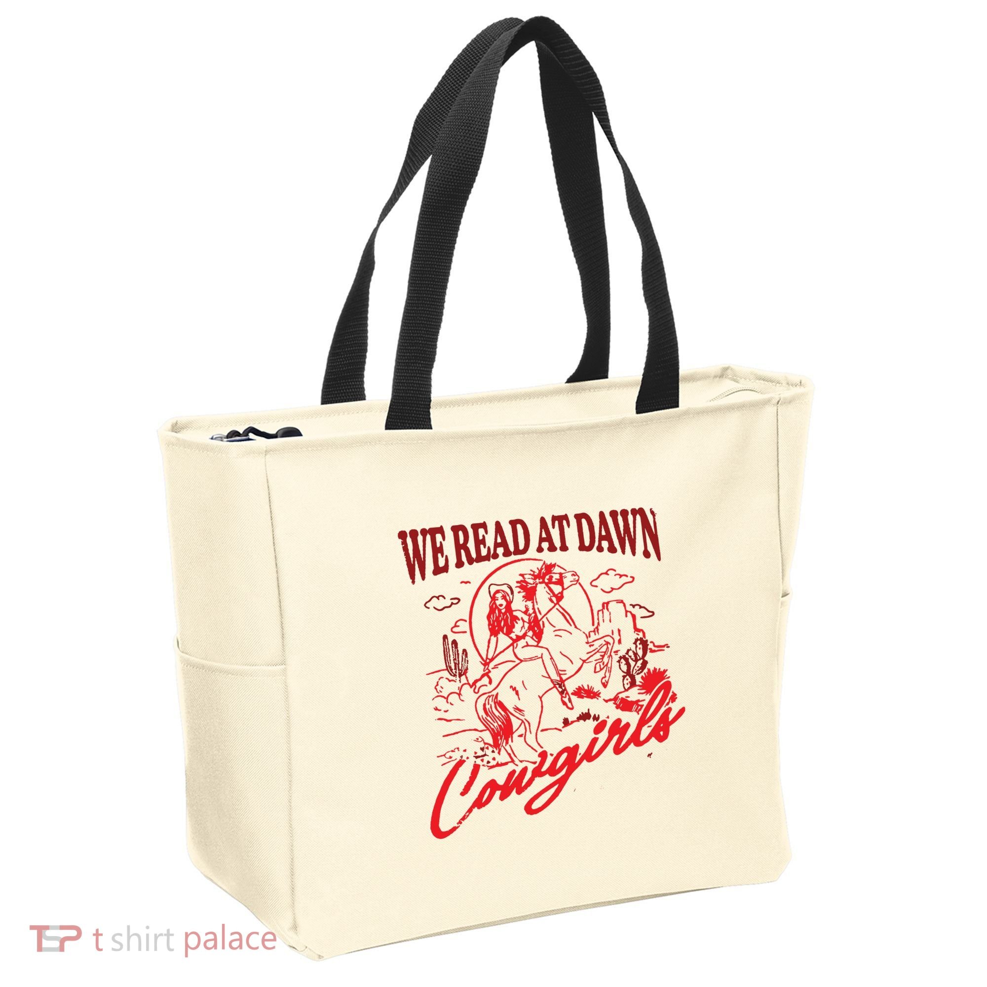 Bookish Cowgirl Tote Bag