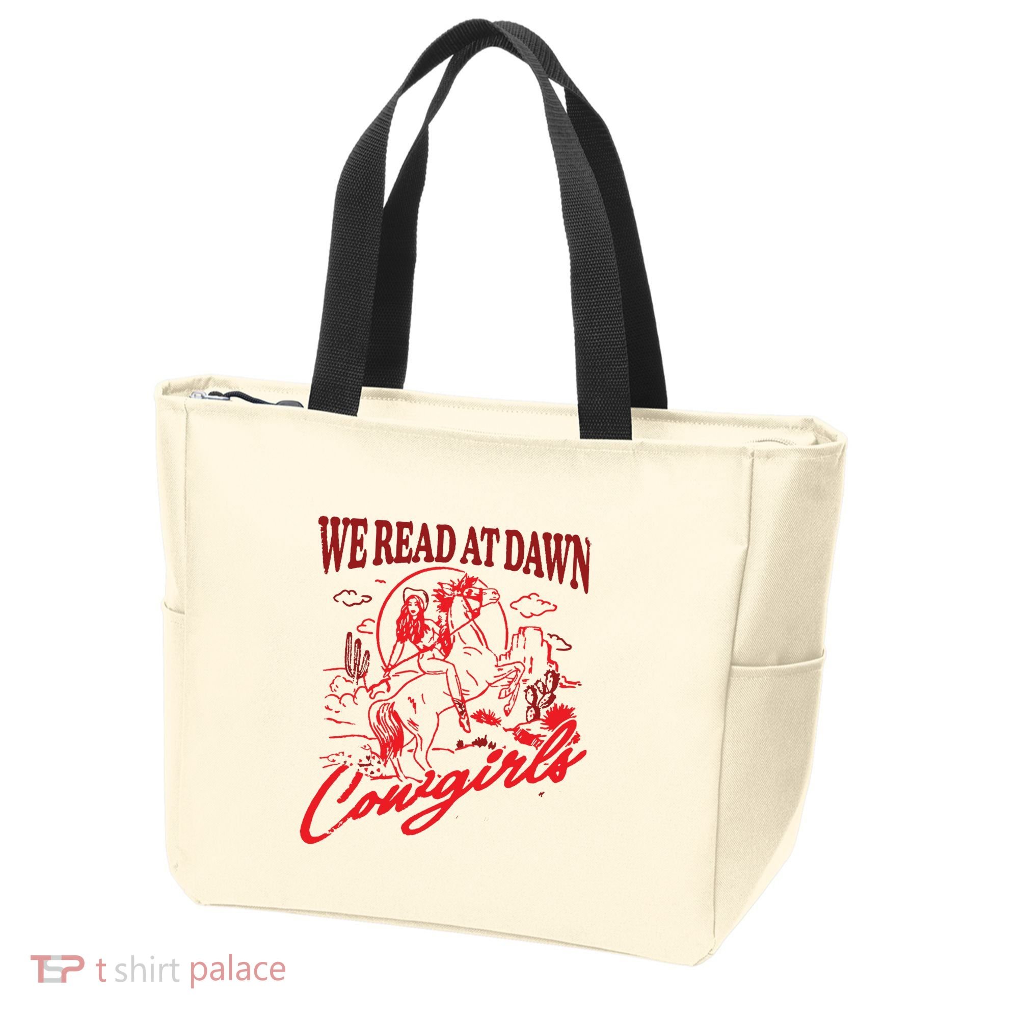 Bookish Cowgirl Tote Bag