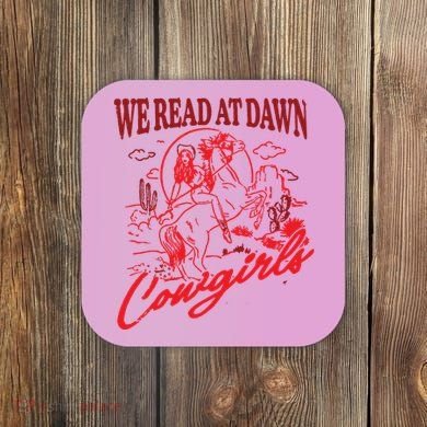 Bookish Cowgirl Coaster