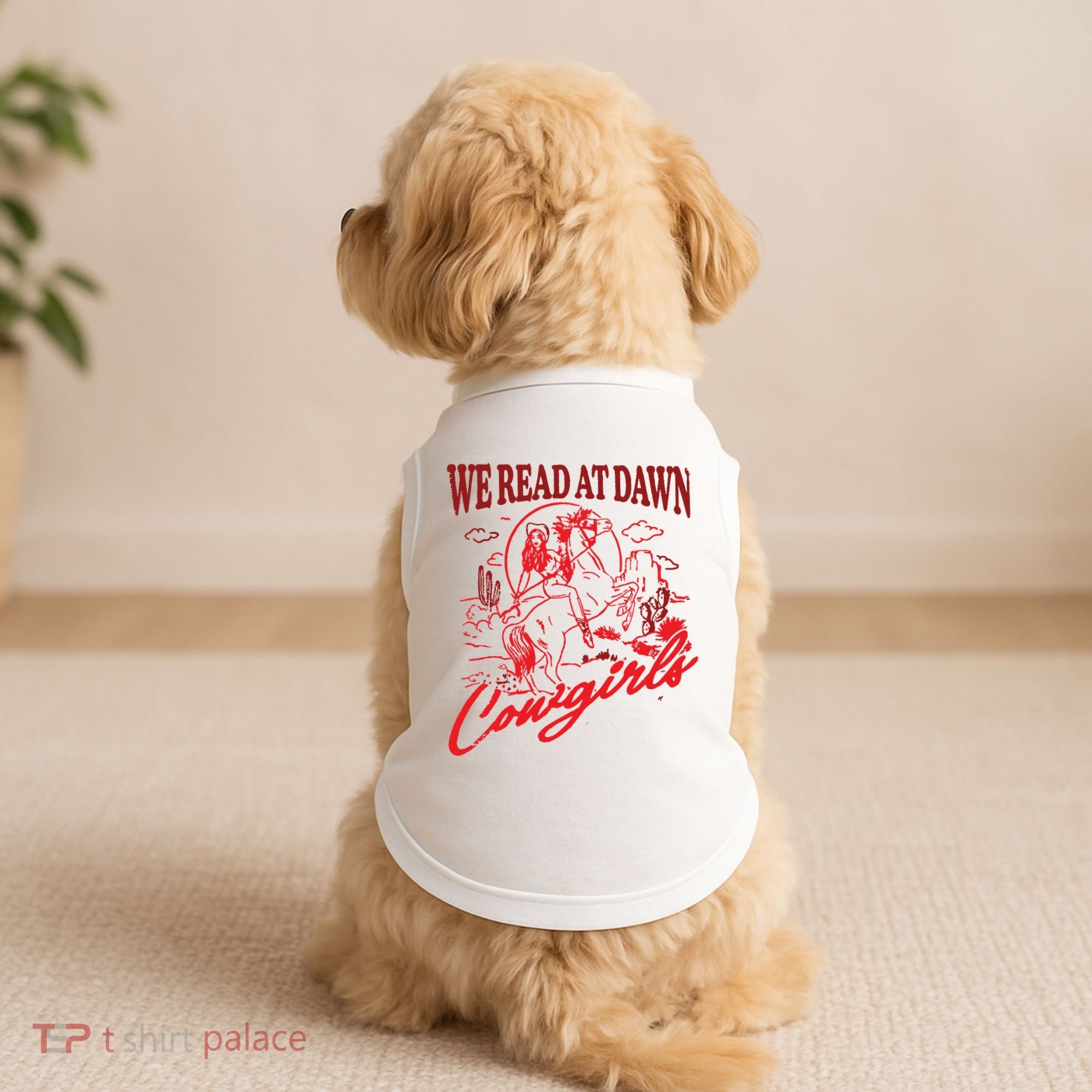 Bookish Cowgirl Doggie Tank
