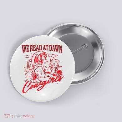 Bookish Cowgirl Button