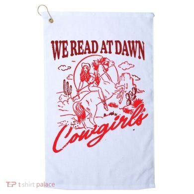 Bookish Cowgirl Golf Towel