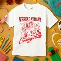 Bookish Cowgirl Kids T-Shirt thumb 3