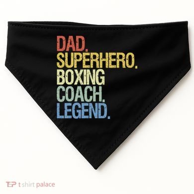 Boxing Coach USA-Made Doggie Bandana